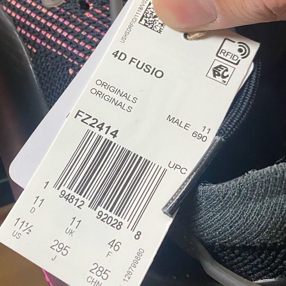 🆕 Adidas 4D Fusio 'Black Orange Pink'  - Mens Sizes - Picture 15 of 15